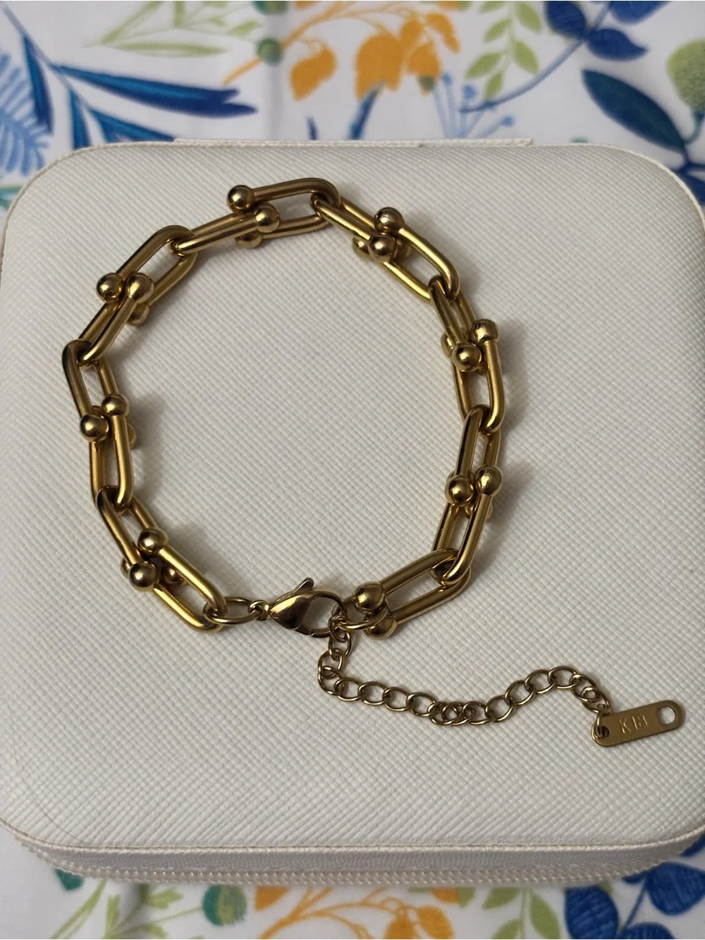 18k Gold Plated Link Chain Bracelet